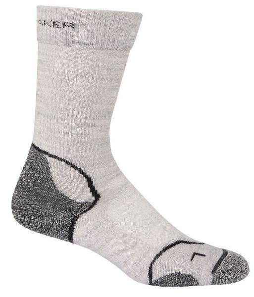 Bilde av Icebreaker Hike+ Light Sock Womens Blizzard/White/Oil