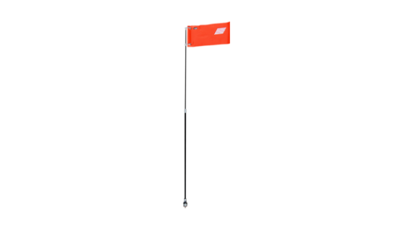 KS-Safety Flag Telescopic Orange 