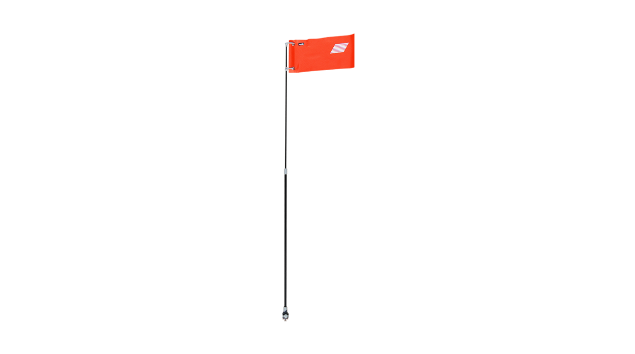 KS-Safety Flag Telescopic Orange 