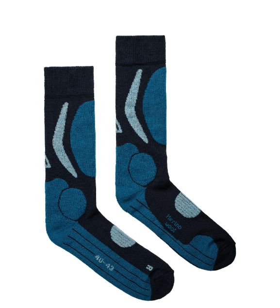 Aclima Cross Country Socks Navy Blazer/Sapphire