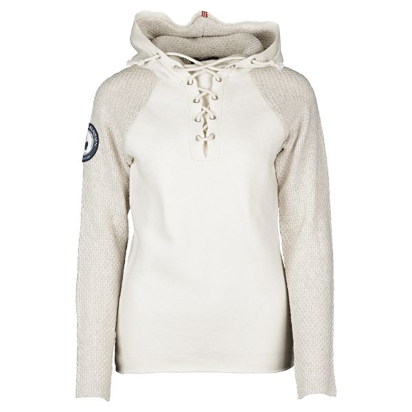 Amundsen Boiled Hoodie Laced W Oathmeal
