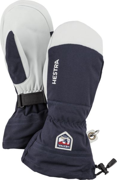 Hestra Army Leather Heli Ski Mitt Marin