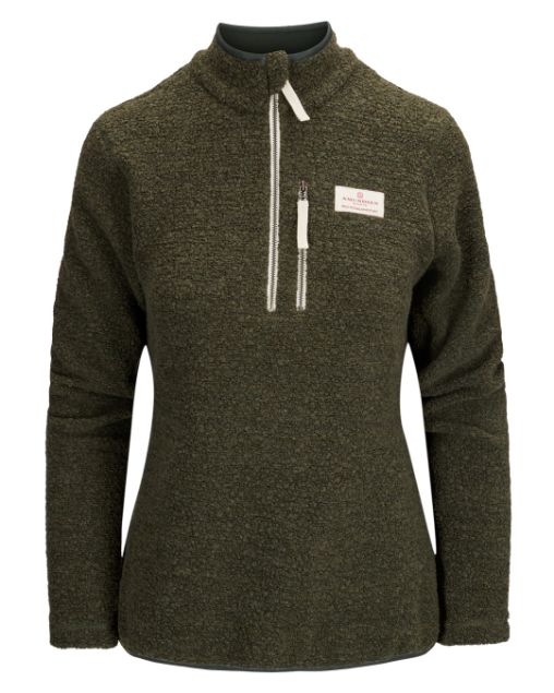 Amundsen Hut Half Zip Womens Spruce Green