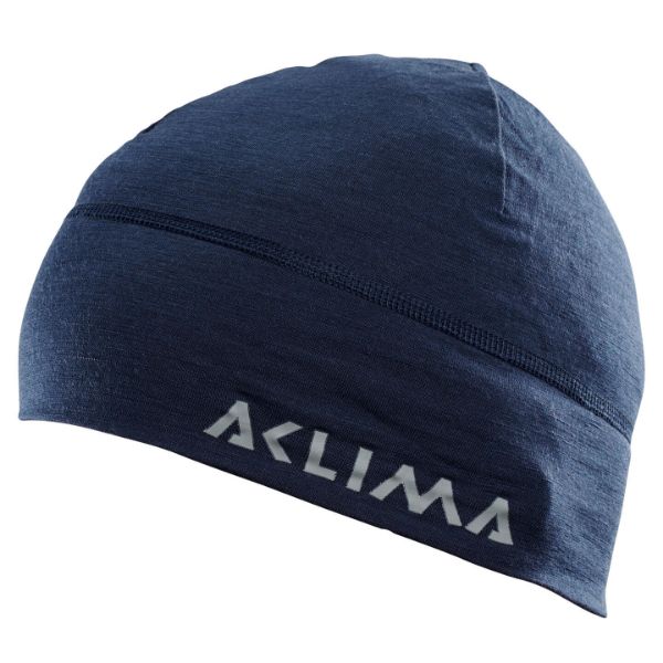 Aclima LightWool Beanie Navy Blazer 