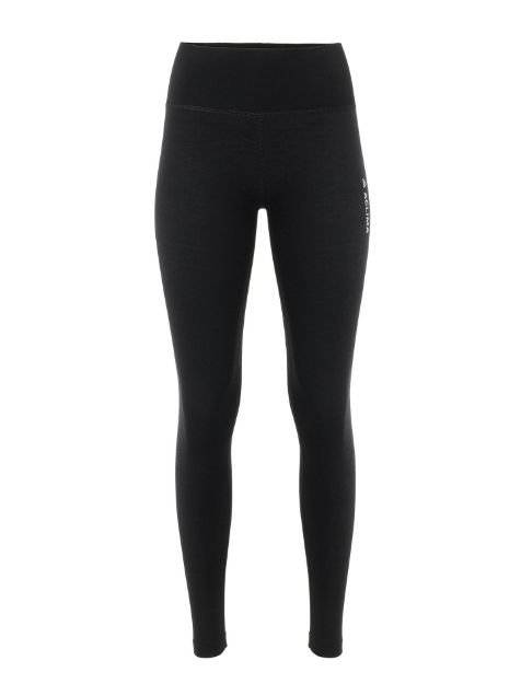 Aclima WarmWool Longs High Waist Womens Black