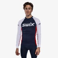 Swix RaceX Classic Long Sleeve Dark Navy/Bright White
