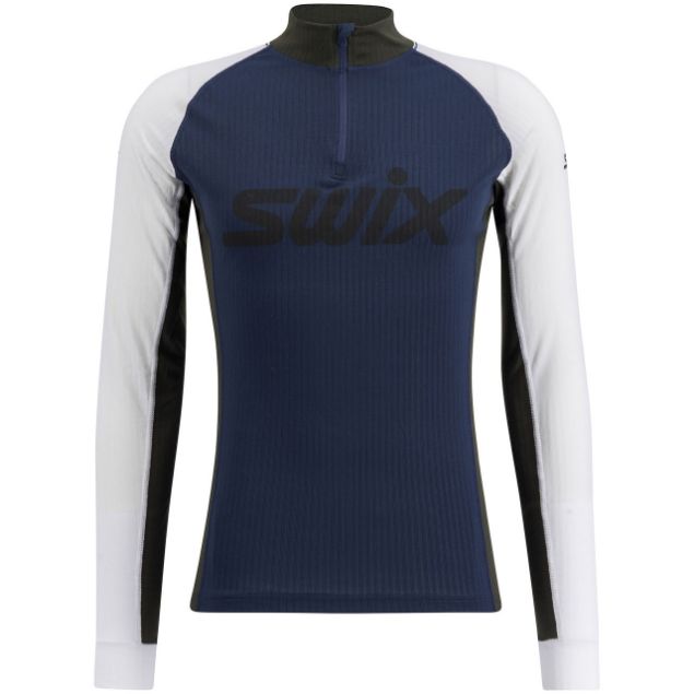 Swix RaceX Classic Half Zip Dark Navy/Bright White
