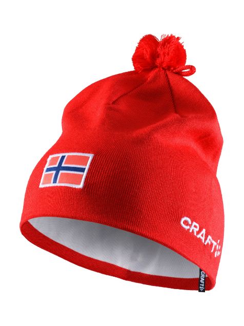 Craft Nor Practice Knit Hat Bright Red