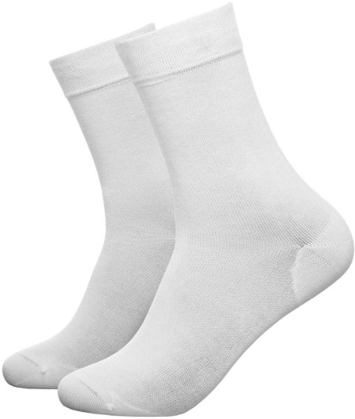 Tufte Crew Socks Bright White