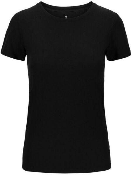 Tufte SoftBoost Crew Neck Tee Womens Black Beauty