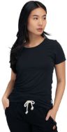 Tufte SoftBoost Crew Neck Tee Womens Black Beauty