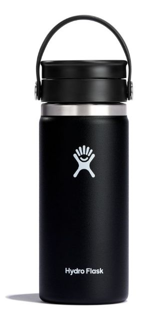 Hydro Flask 16 OZ Wide Mouth Flex Sip Lid Black 