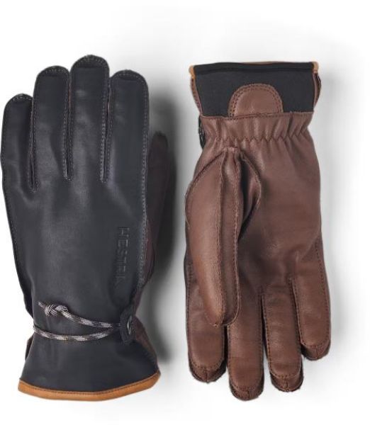Hestra Wakayama 5 Finger Navy/Brown