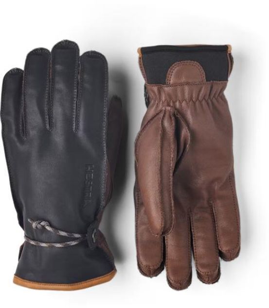 Hestra Wakayama 5 Finger Navy/Brown