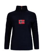 Amundsen Boiled Ski Sweater Womens Faded Navy/Norge