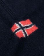 Amundsen Boiled Ski Sweater Womens Faded Navy/Norge