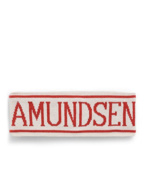 Amundsen Ski Headband White/Red