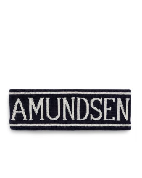 Amundsen Ski Headband Faded Navy/White
