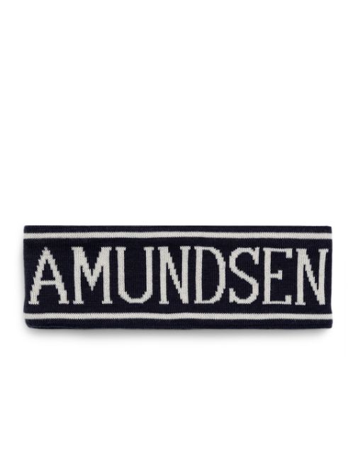 Amundsen Ski Headband Faded Navy/White