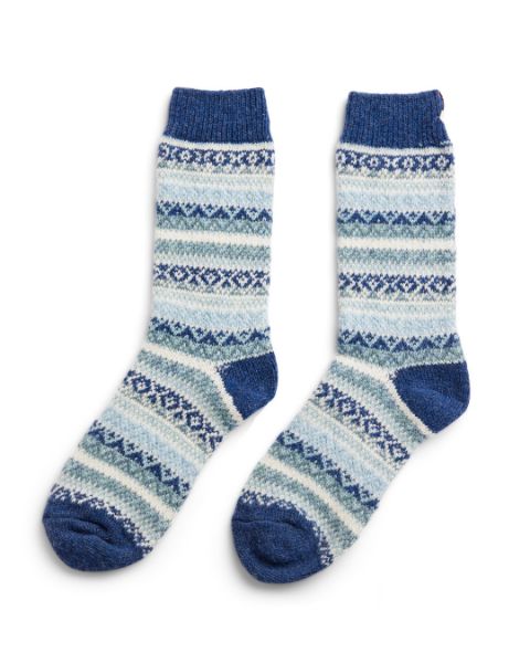 Amundsen Skauen Mid Calf Socks Faded Navy