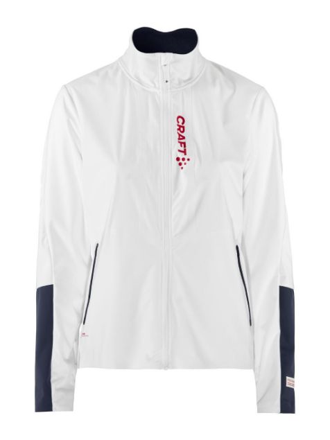 Craft Nor Pro Nordic Race Jacket Womens White/Blaze