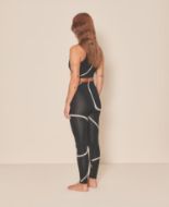 Moonchild Loud Logo Crop Top Womens Black/Sustained Grey