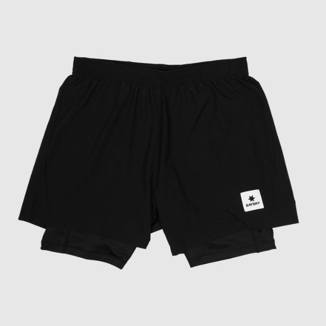 Saysky Pace 2in1 Shorts 5'' Black