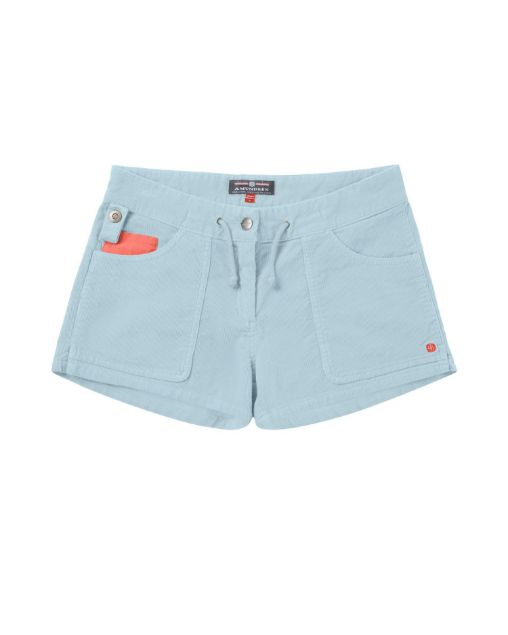 Amundsen 3Incher Cord G. Dyed Shorts Womens Faded Blue Sky