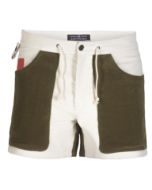 Amundsen 5Incher Cord Shorts Natural/Olive Ash