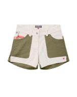 Amundsen 5Incher Cord Shorts Womens Olive Ash/Natural