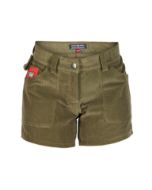 Amundsen 5Incher Cord Shorts Womens Olive Ash/Natural