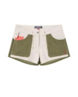 Amundsen 3Incher Cord Shorts Womens Natural/Olive Ash