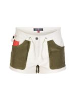 Amundsen 3Incher Cord Shorts Womens Natural/Olive Ash
