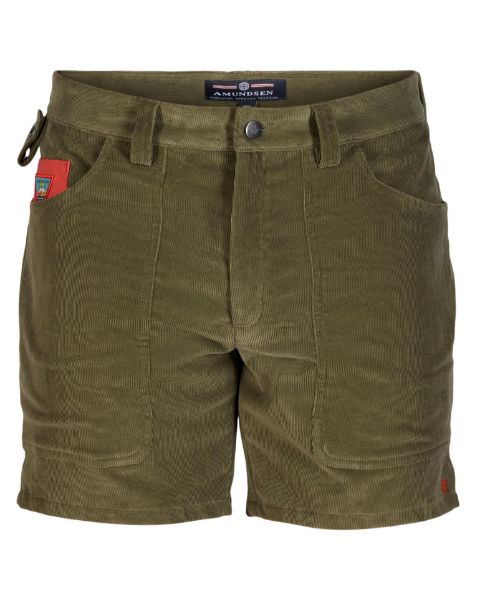 Amundsen 7Incher Cord Shorts Olive Ash/Natural