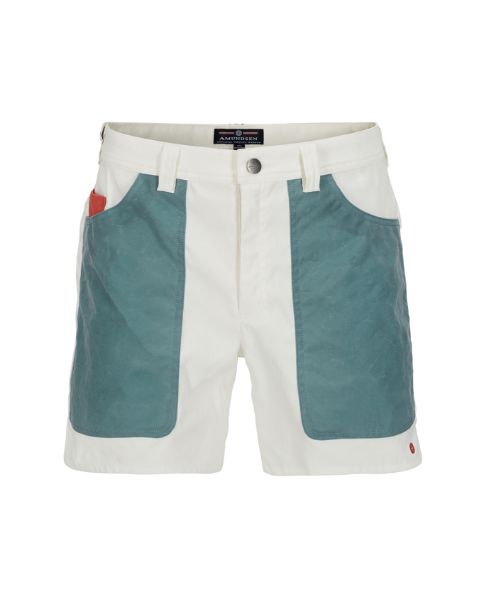 Amundsen 7Incher Field Shorts Off White/Stormy Blue