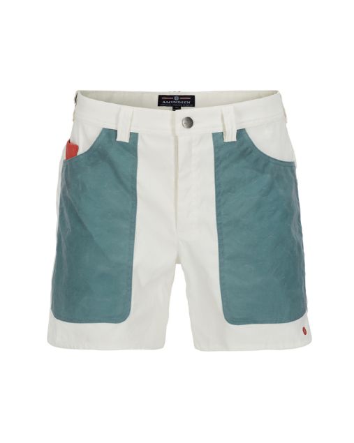 Amundsen 7Incher Field Shorts Off White/Stormy Blue