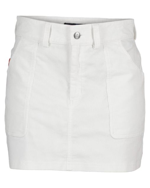 Amundsen Cord G.Dyed Skirt Womens White