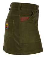 Amundsen Cord G.Dyed Skirt Womens Olive Ash