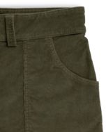 Amundsen Cord G.Dyed Skirt Womens Olive Ash