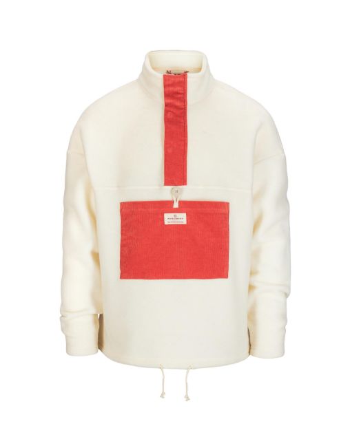 Amundsen Vagabond Cord Fleece Natural/Weathered Red