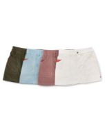 Amundsen Cord G.Dyed Skirt Womens Olive Ash