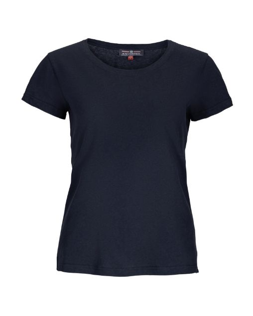 Amundsen Linen Tee Womens Faded Navy