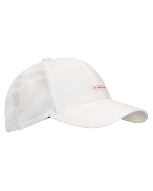 Amundsen Linen Patch Cap White