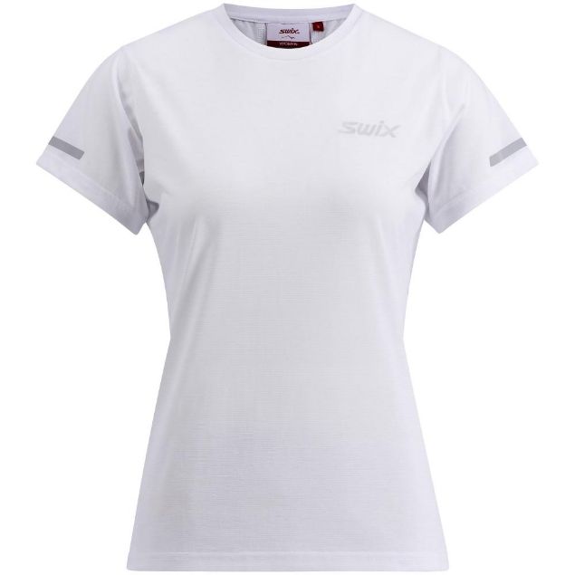 Swix Pace Short Sleeve Womens Bright White