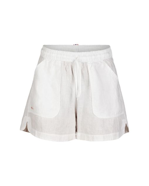 Amundsen Safari Linen Shorts Womens Natural