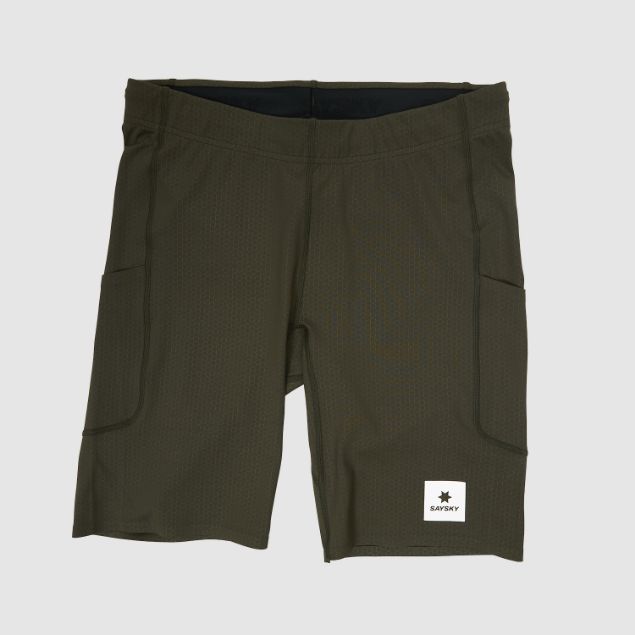 Saysky Combat+ Short Tights 9'' Green
