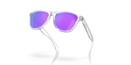 Oakley Frogskins Polished Clear w/Prizm Violet