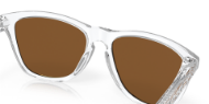 Oakley Frogskins Polished Clear w/Prizm Violet