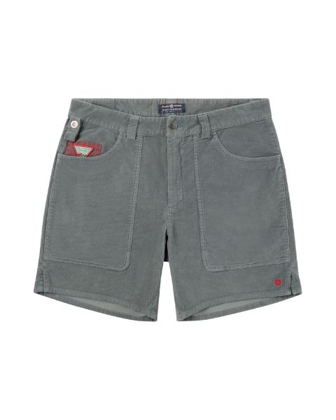 Amundsen 7Incher Cord G. Dyed Shorts Stormy Blue