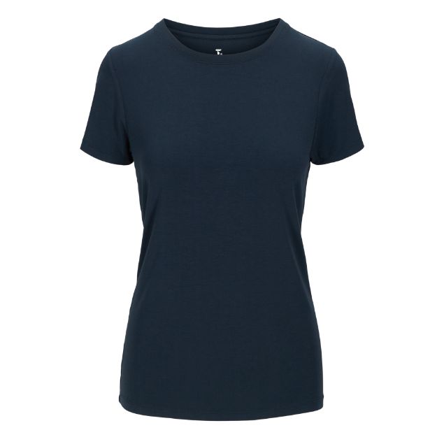 Tufte SoftBoost Crew Neck Tee Womens Sky Captian